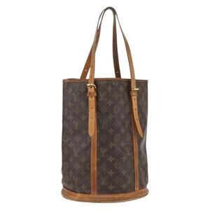 LOUIS VUITTON Monogram Bucket GM Shoulder Bag M42236 LV Auth ka730